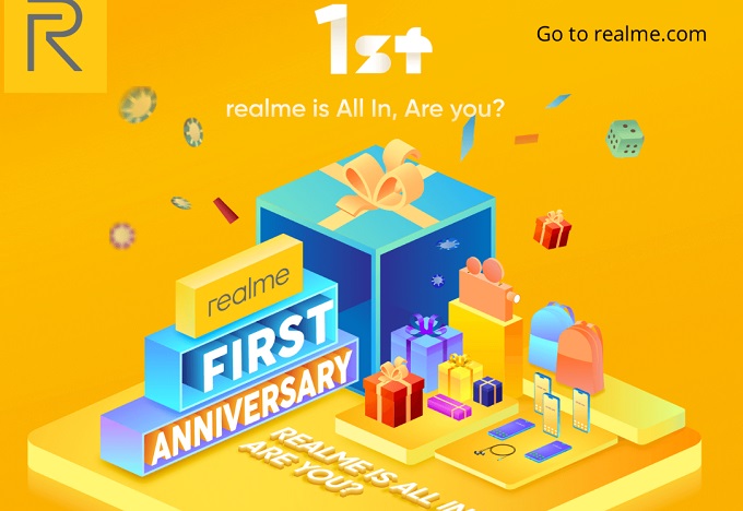India Desire : RealMe Anniversary Sale: Get RealMe Product Just At Rs 1 Only [2nd May-4th May 2019]